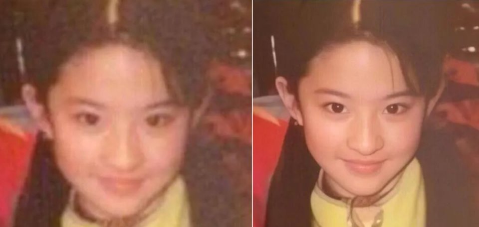 明星旧照被黑科技修复,王祖贤、刘亦菲惊艳网友,只有她整形石锤了!