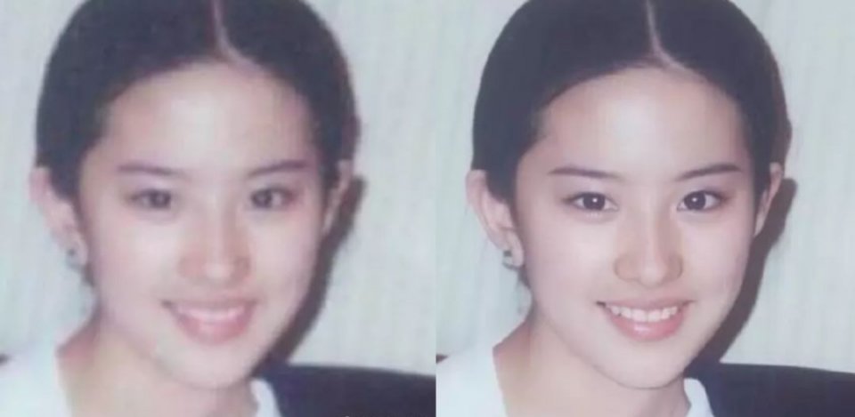 明星旧照被黑科技修复,王祖贤、刘亦菲惊艳网友,只有她整形石锤了!